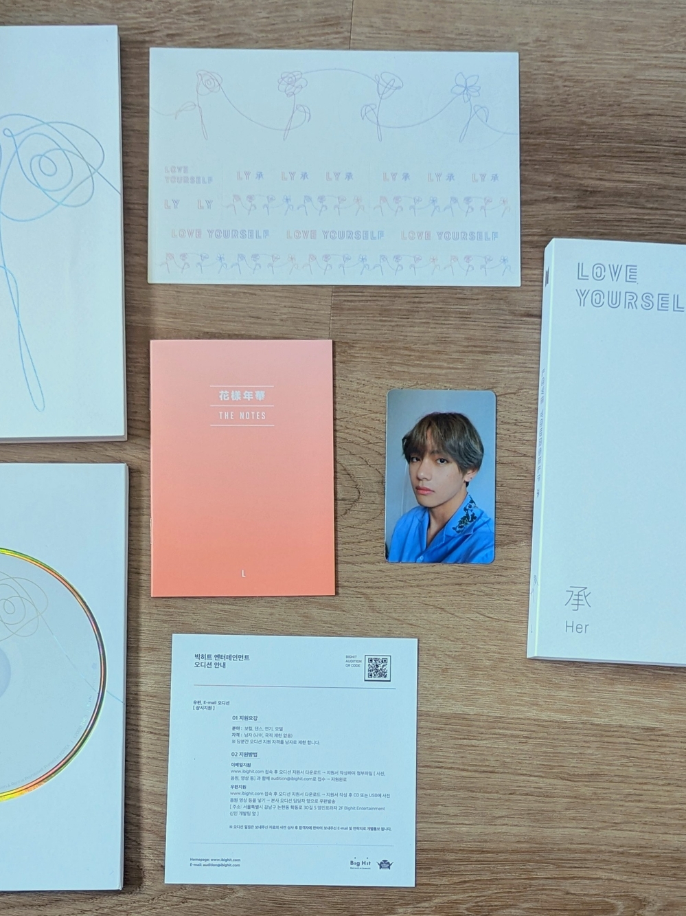 Love Yourself Her - Version L - BTS Album - V Photocard